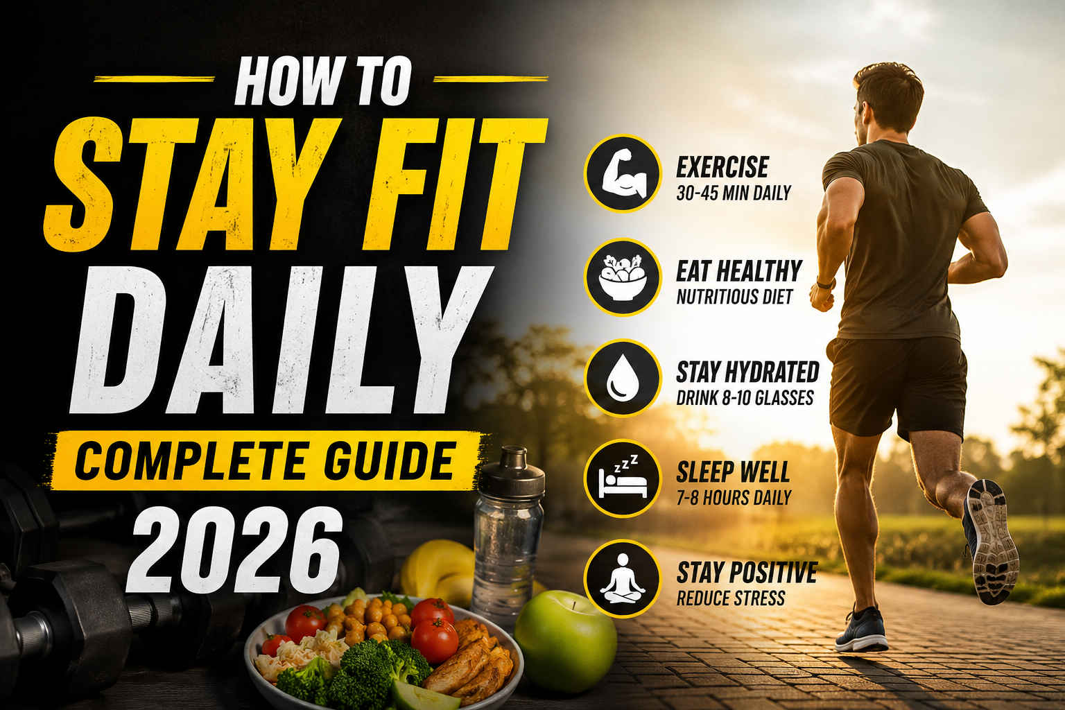 How to Stay Fit Daily: Complete Guide 2026